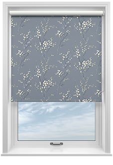 Laura Ashley Pussy Willow, Dark Seaspray - Twist&Fit Roller Blind
